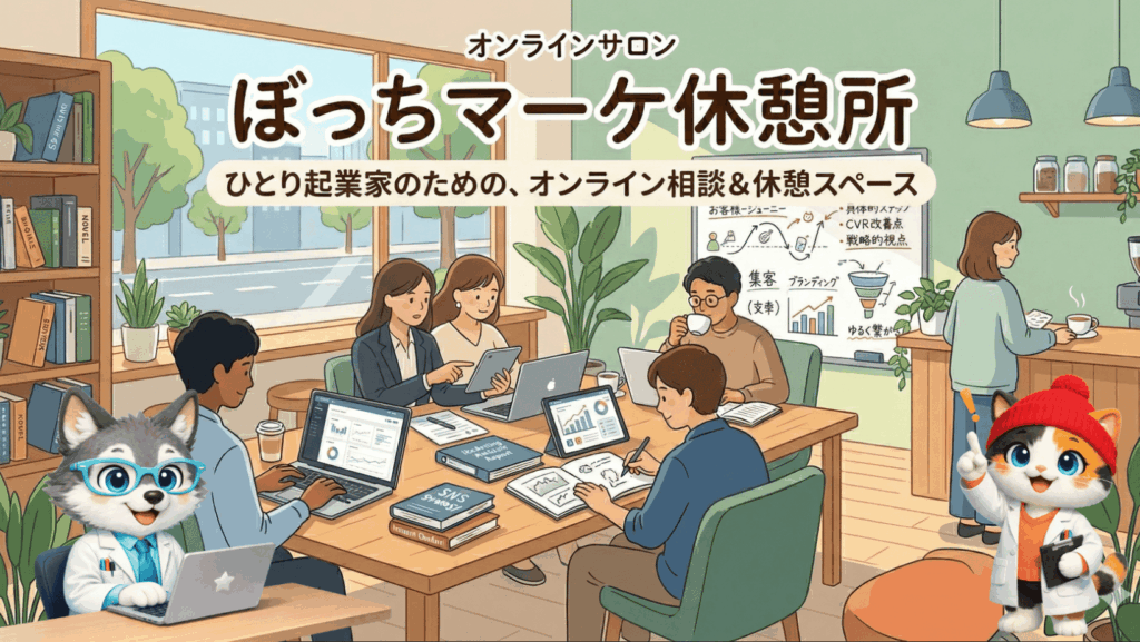 ぼっちマーケティング休憩所 - ひとりで悩むのはもう卒業！